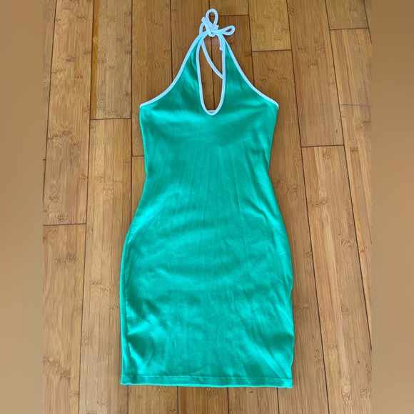 Target Dresses Target Green Halter Dress Poshmark